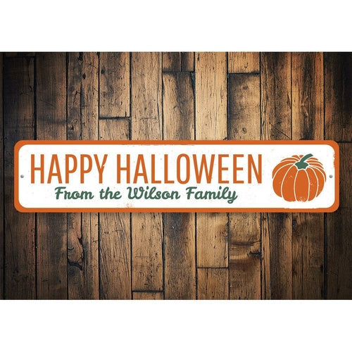 Pumpkin Halloween Sign