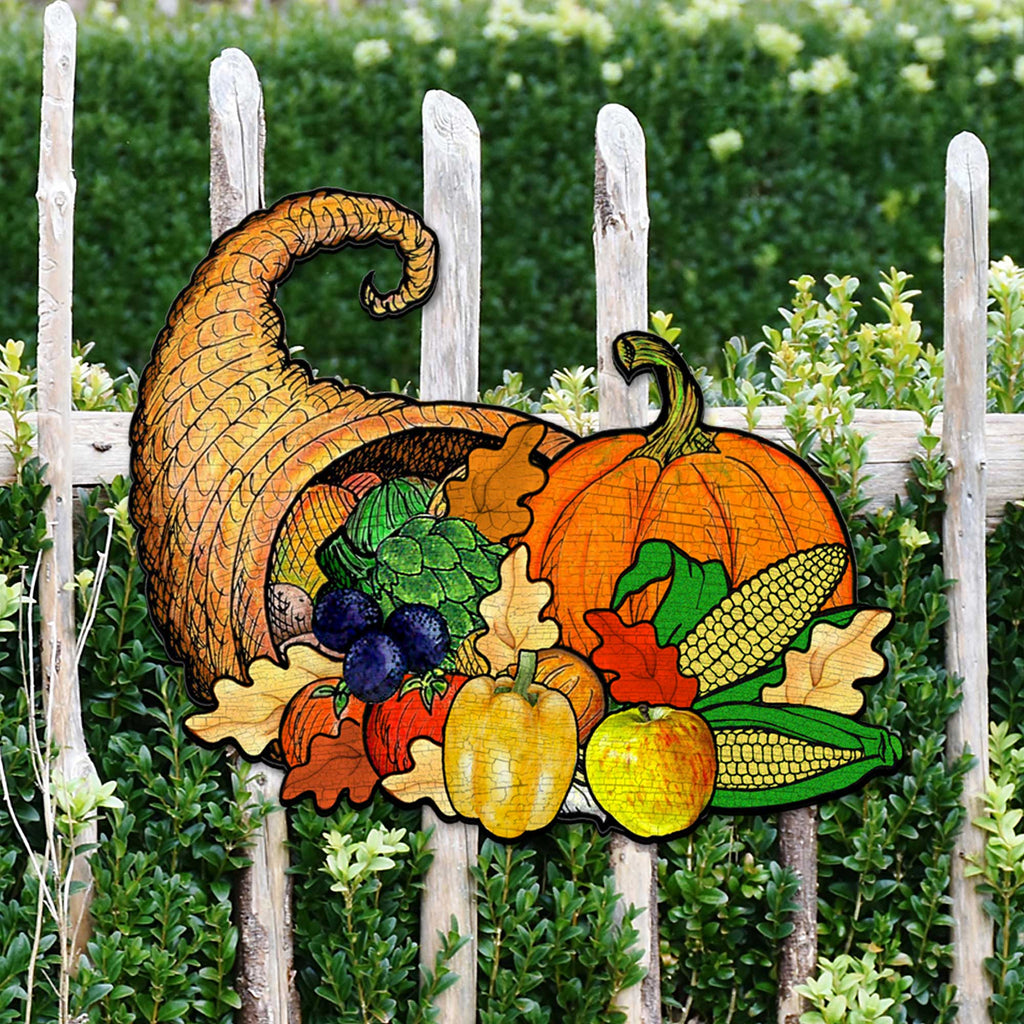 Thanksgiving Halloween Door Decor by G. DeBrekht - Thanksgiving Halloween Decor - 8158905H-2