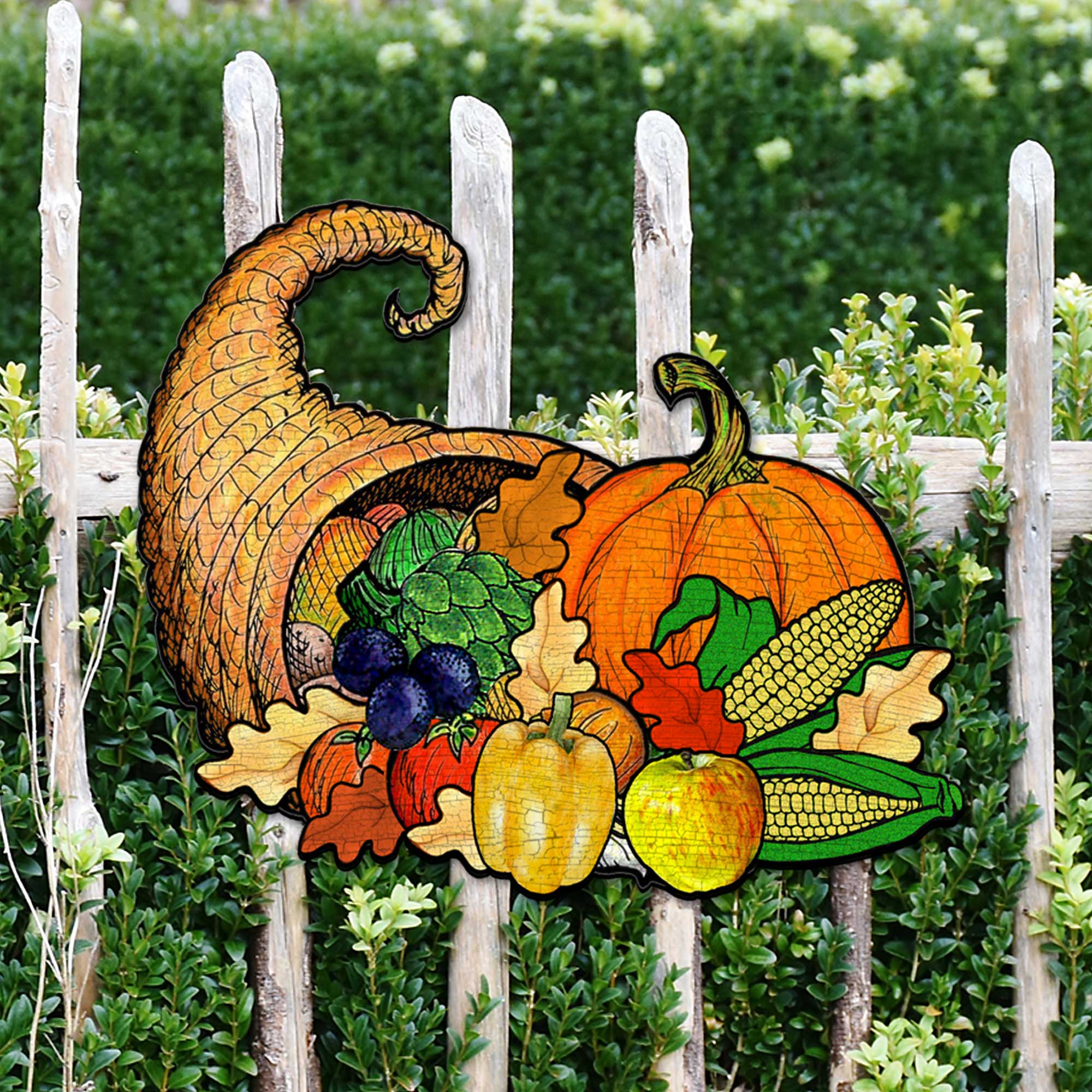 Thanksgiving Halloween Door Decor by G. DeBrekht - Thanksgiving Halloween Decor - 8158905H-2